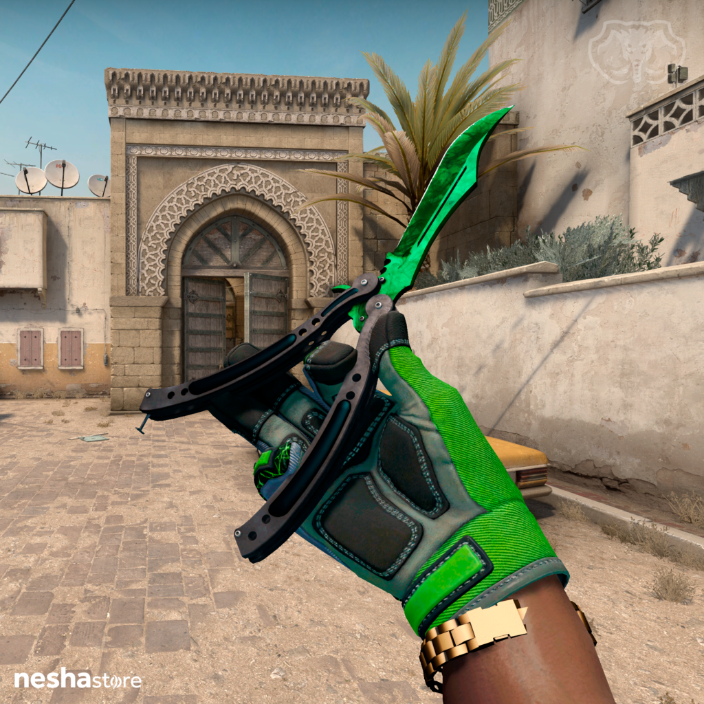 Butterfly Gamma Doppler Emerald CSGO