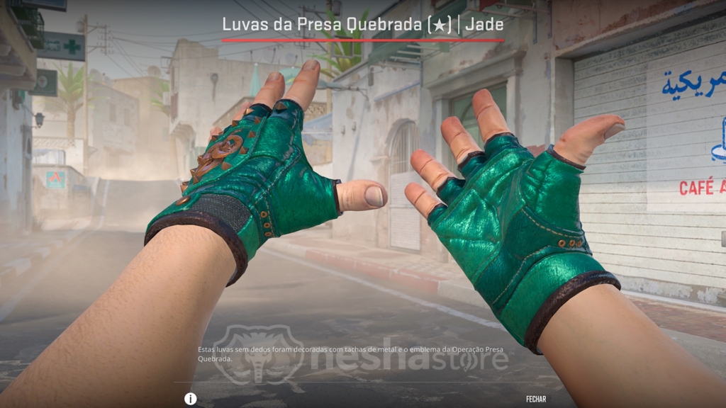 Luvas da Presa Quebrada | Jade