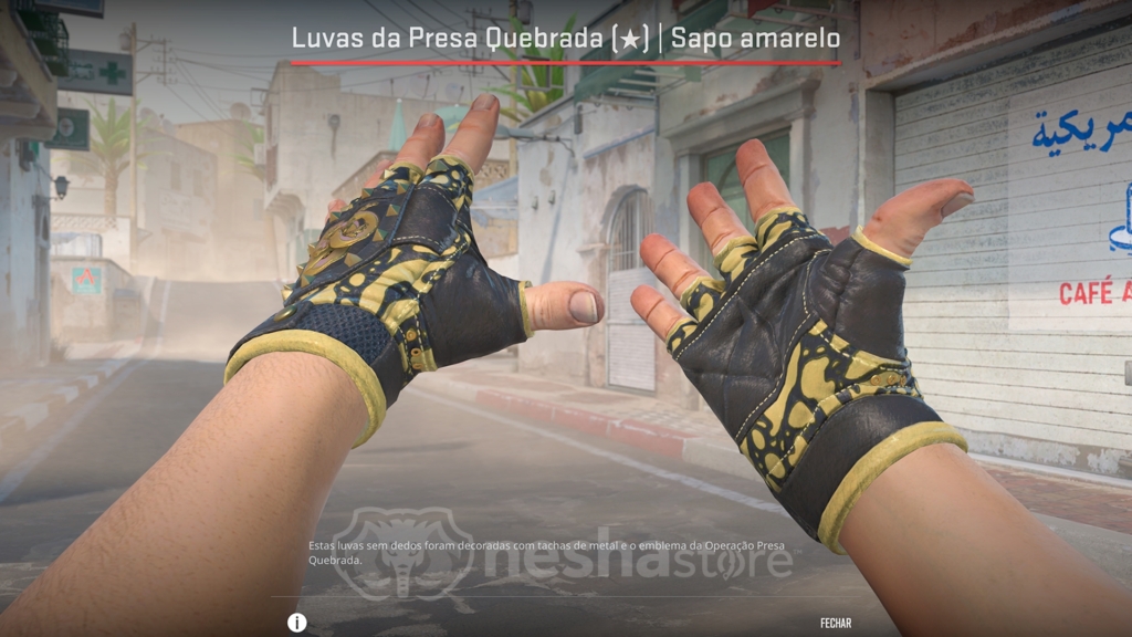 Luvas da Presa Quebrada | Sapo Amarelo