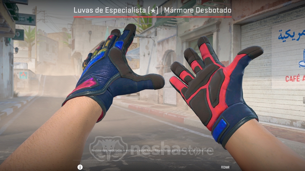 Luvas de Especialista | Mármore Desbotado