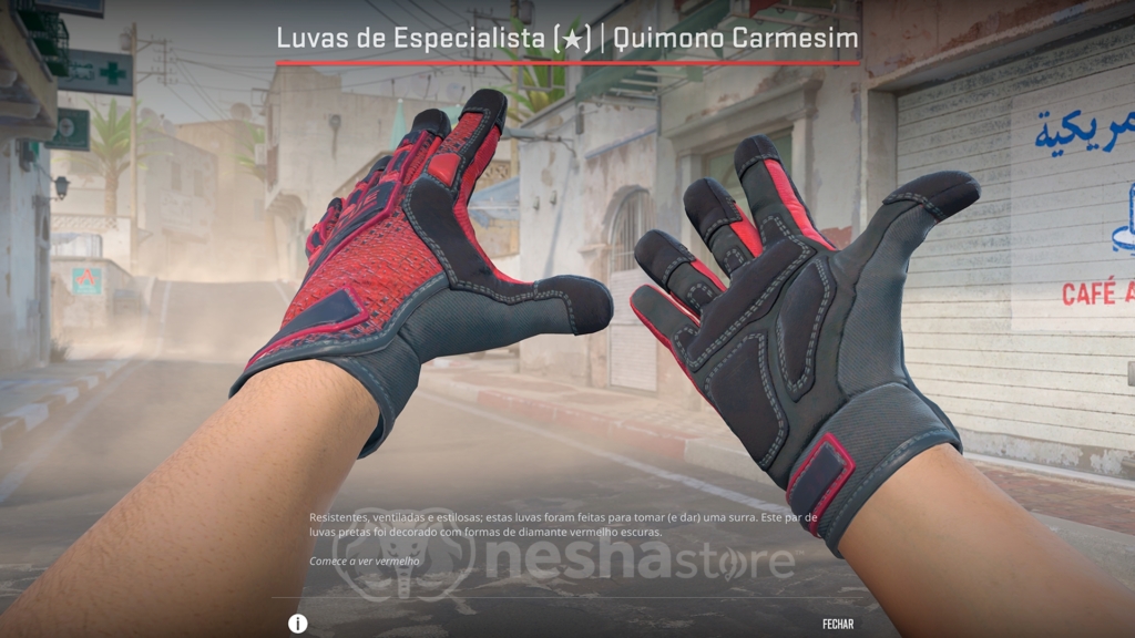 Luvas de Especialista | Quimono Carmesim