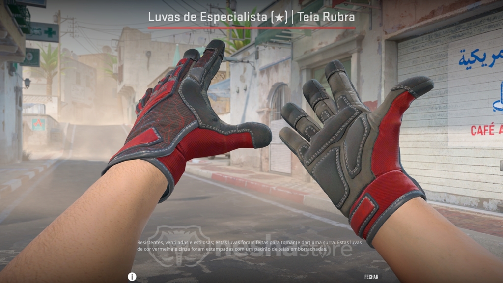 Luvas de Especialista | Teia Rubra