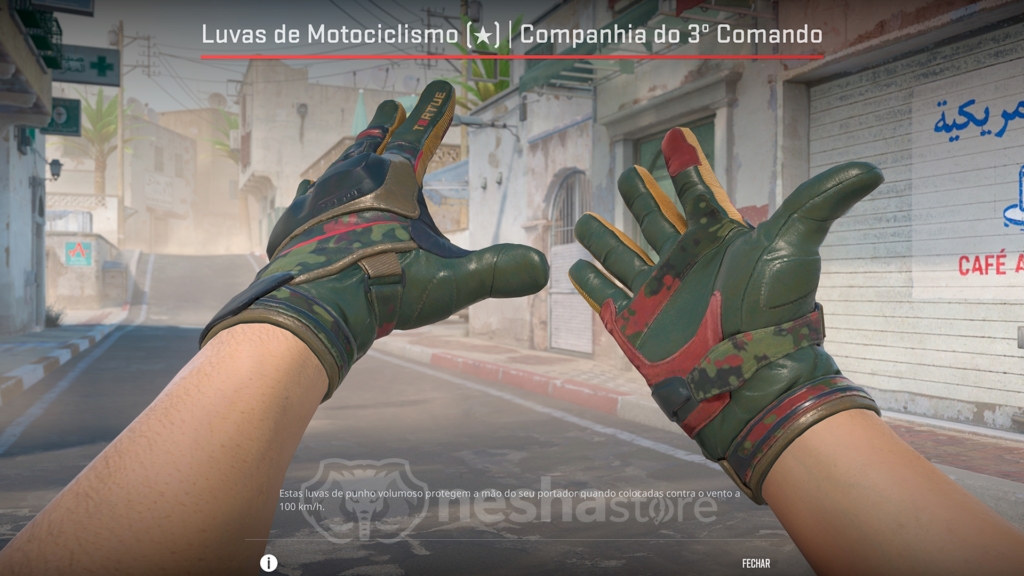 Luvas de Motociclismo | Companhia do 3º Comando