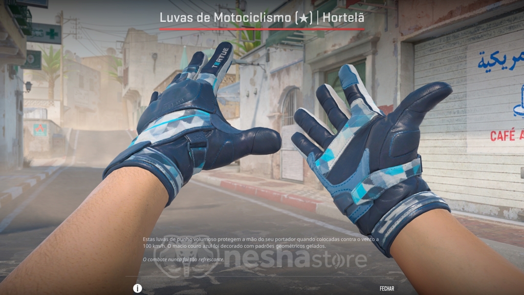 Luvas de Motociclismo | Hortelã