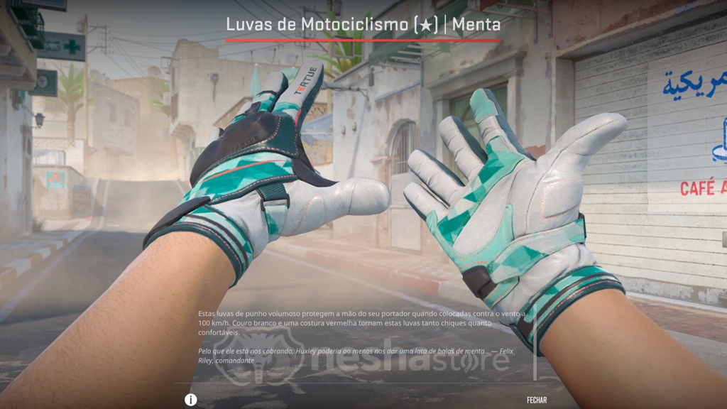 Luvas de Motociclismo | Menta