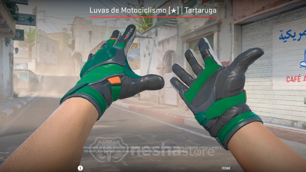 Luvas de Motociclismo | Tartaruga