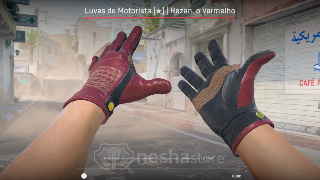 Luvas de Motorista | Rezan, o Vermelho