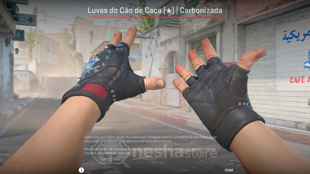 Luvas do Cão de Caça | Carbonizada