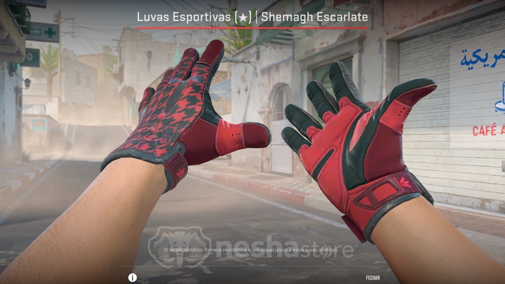 Luvas Esportivas | Shemagh Escarlate