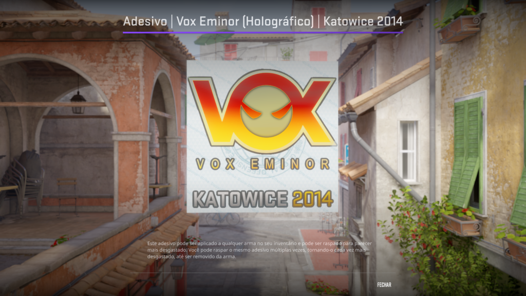 Adesivo Vox Eminor Holo Katowice 2014