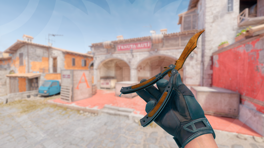 Butterfly Knife Rust Coat BS