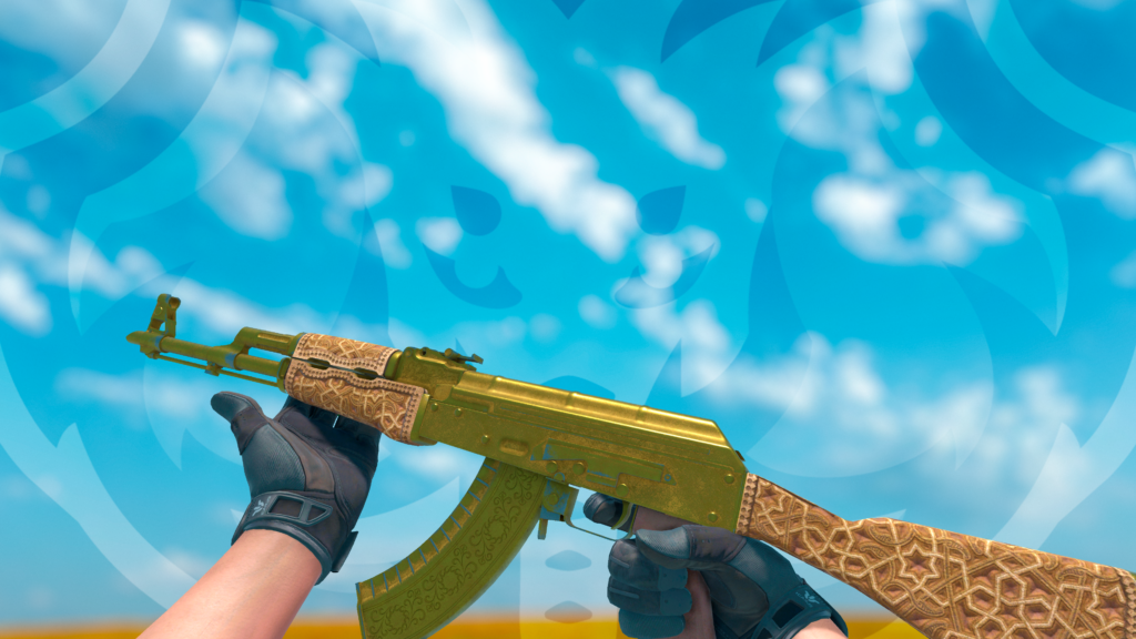 AK-47 Arabesca Dourada BS
