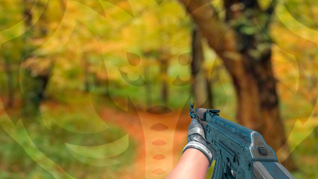 AK-47 Delta de Aço luva fumace