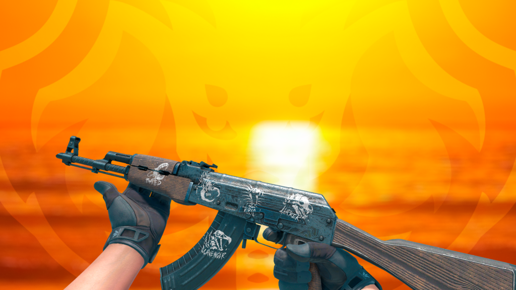 AK-47 | Delta de Aço sticker raspado