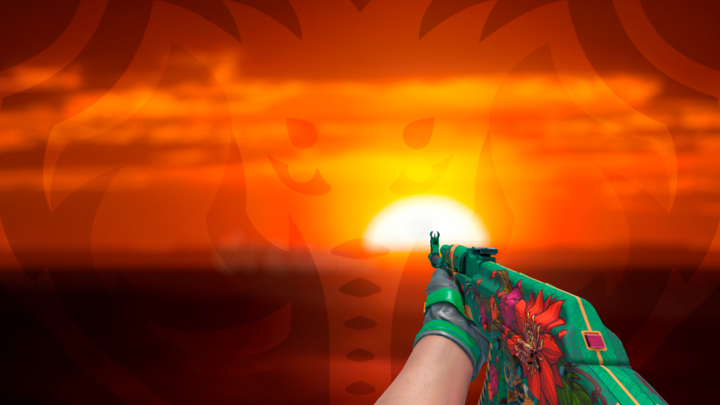 AK-47 Lótus Selvagem luva tartaruga