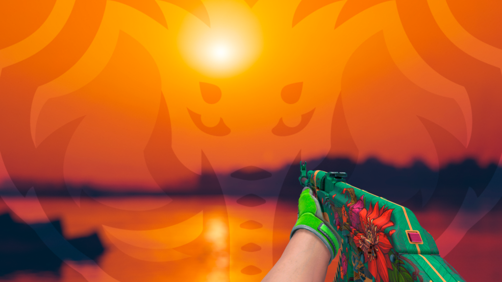 AK-47 Lótus Selvagem luva teia esmeralda