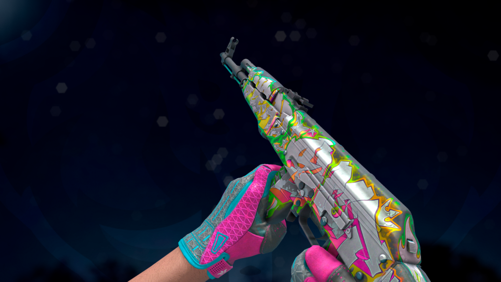 AK-47 Tiro na Cabeça luva vicio