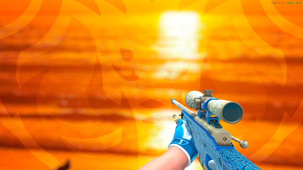 AWP Gungnir com luva Anfíbia