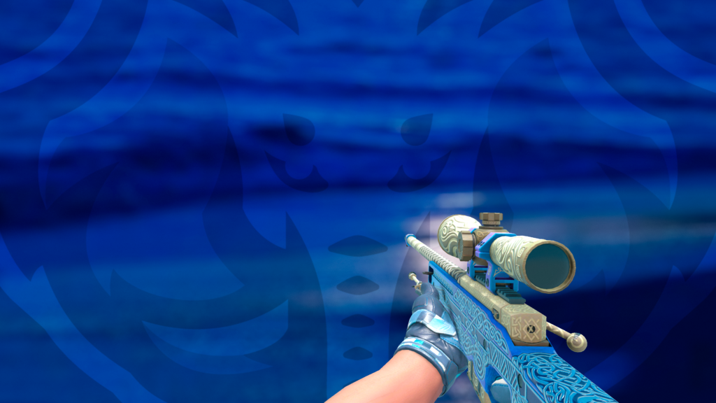 AWP Gungnir com luva Hortelã