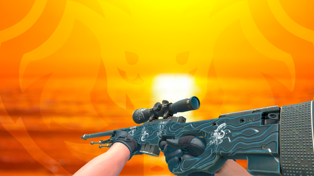 AWP Nilo Negro adesivos predadores ferozes