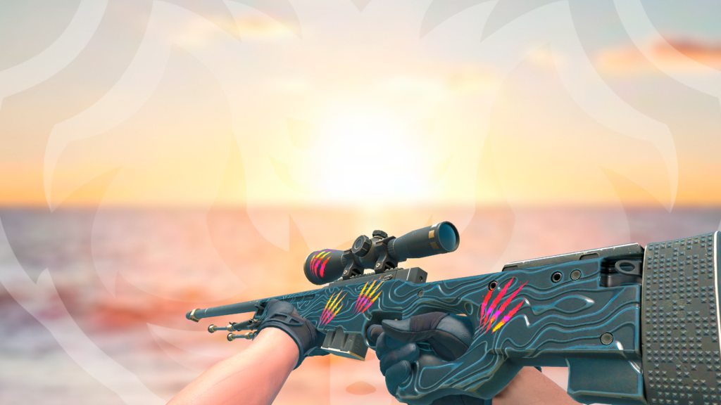 AWP Nilo Negro adesivo holo marcas de guerra