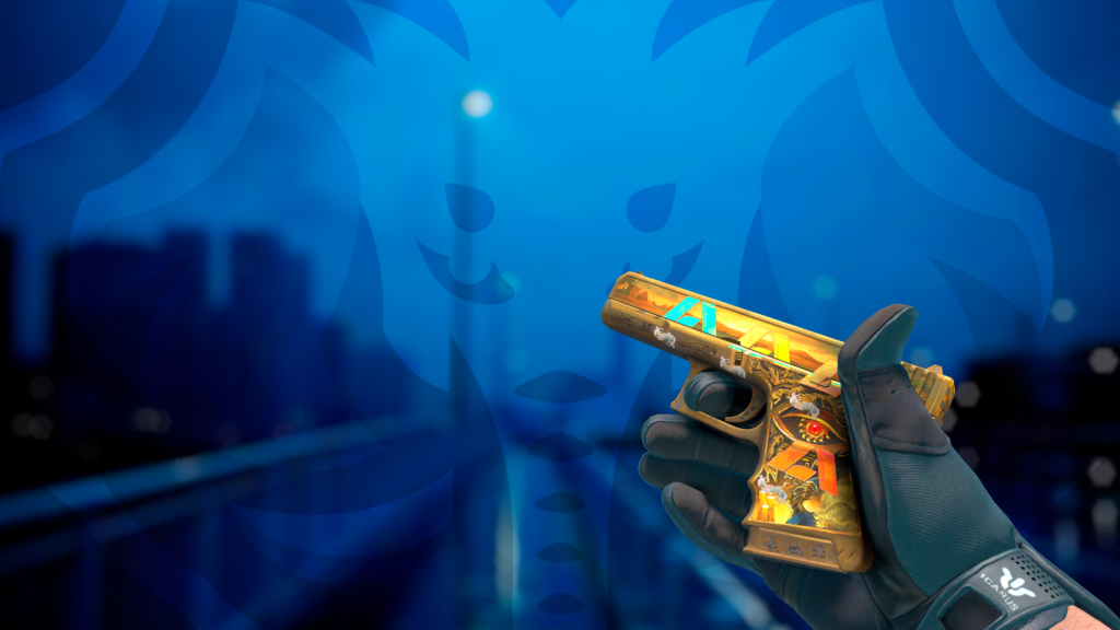 Glock-18 Domínio de Ramsés com adesivos Apeks