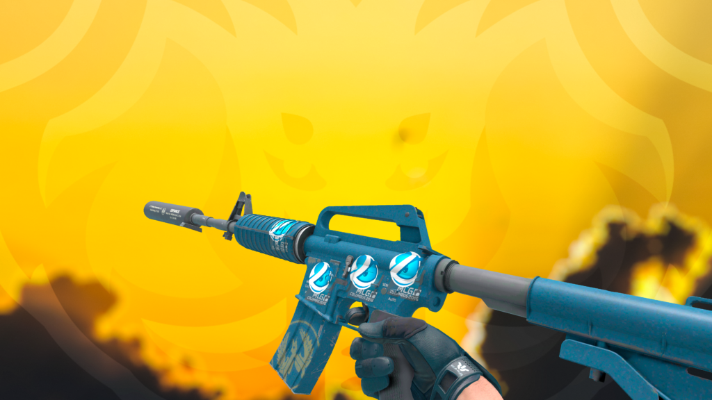 M4A1-S Guardião com adesivo Luminosity