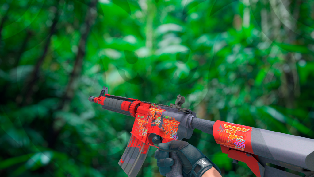 M4A4 Daimiô Malvado adesivo faze holo