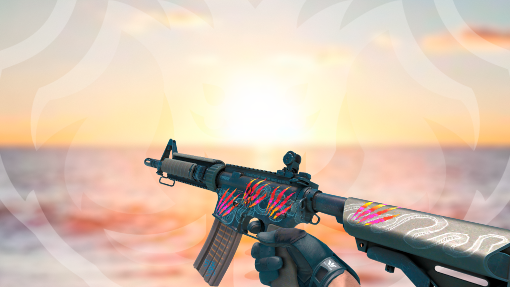 M4A4 Senhor do Rabisco adesivo marcas de guerra holo