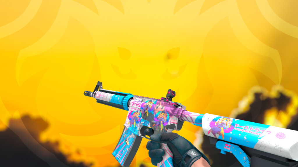 M4A4 Temukau com kawaii CT