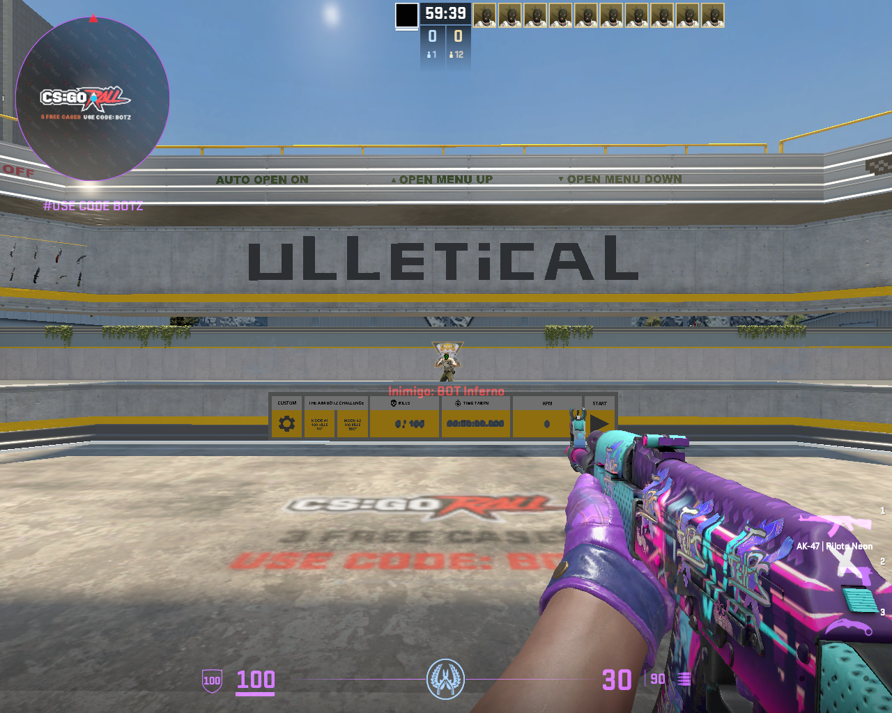 Aim Botz: Aqueça sua mira!