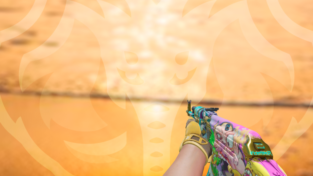 AK-47 Bê-a-Bá dos Monstros Luvas Esportivas Árida