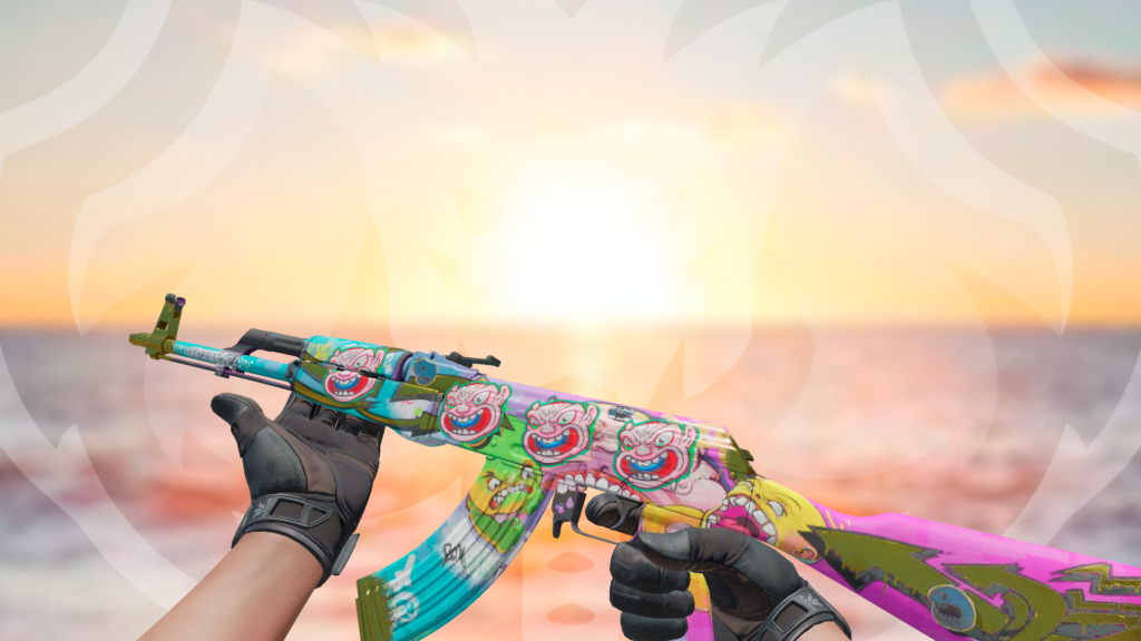 AK-47 Bê-a-Bá dos Monstros Adesivo Monstro