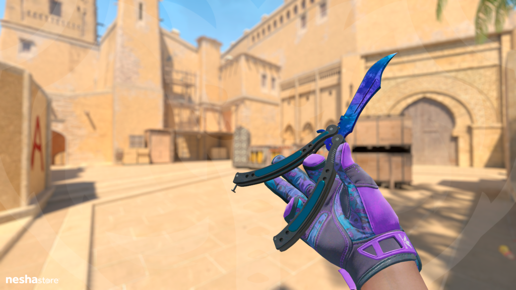 Canivete Borboleta - Doppler Sapphire