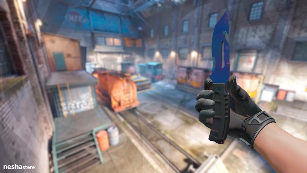 Faca de Sobrevivência - Doppler Black Pearl