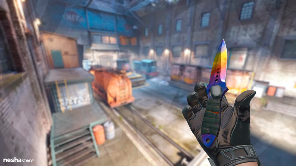 Faca Esqueleto - Mármore Desbotado