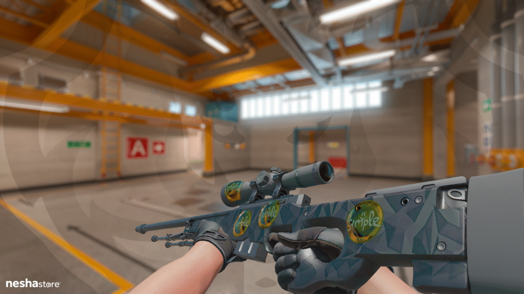 Adesivo | s1mple (Dourado) | Katowice 2019