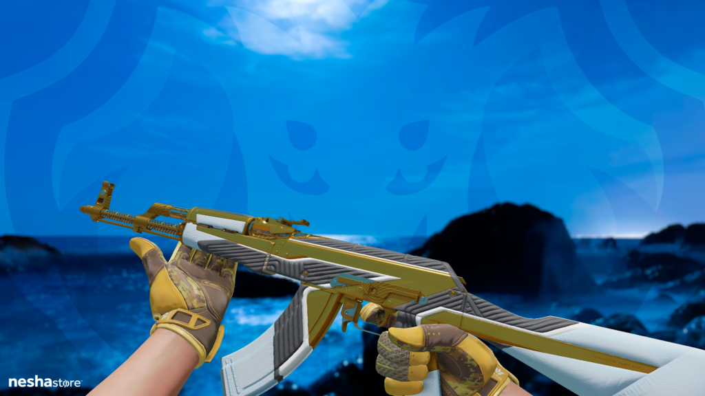 AK-47 | A Oligarca + Luvas Esportivas | Árida