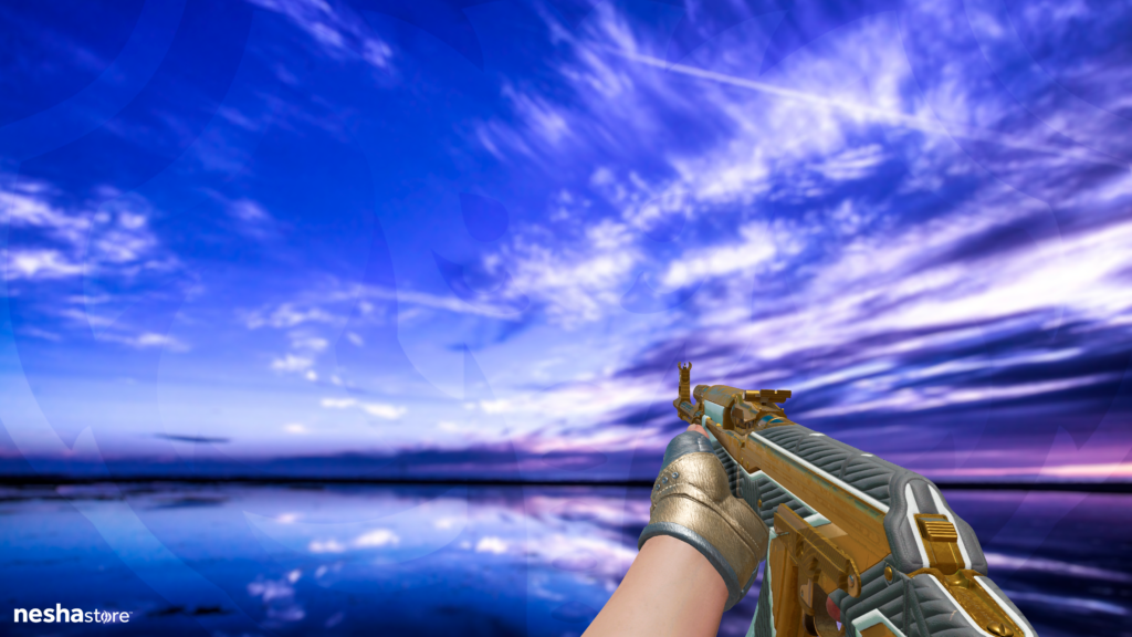 AK-47 | A Oligarca + Luvas do Cão de Caça | Bronzeada