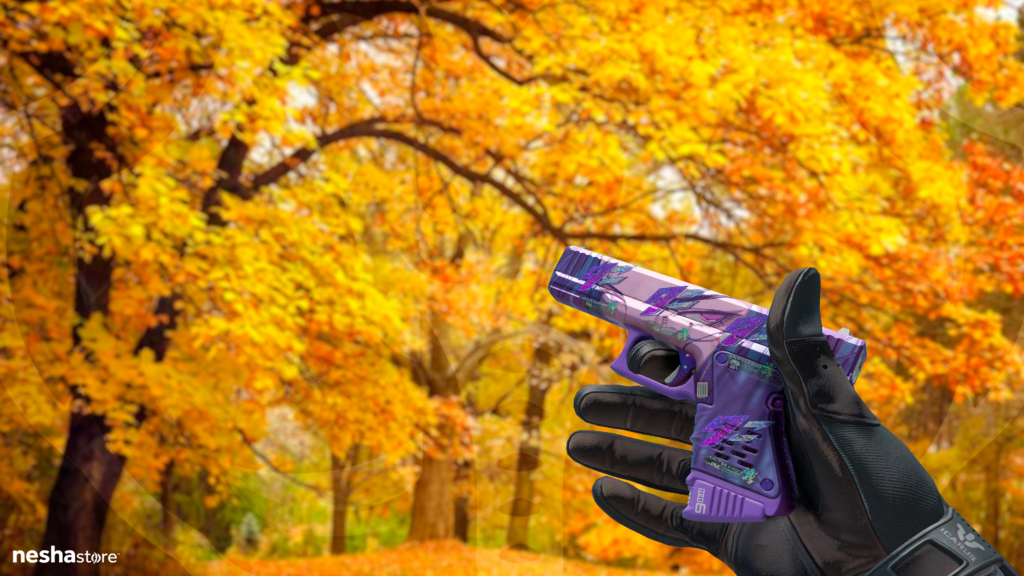 Glock-18 Shinobu + Adesivo 9z Team (Purpurinado) Antuérpia 2022