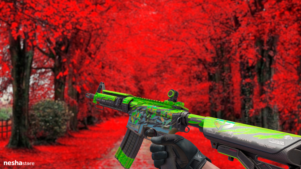 M4A4 | Velocidade Máxima + Adesivo | Imperial Esports (Holográfico) | Antuérpia 2022