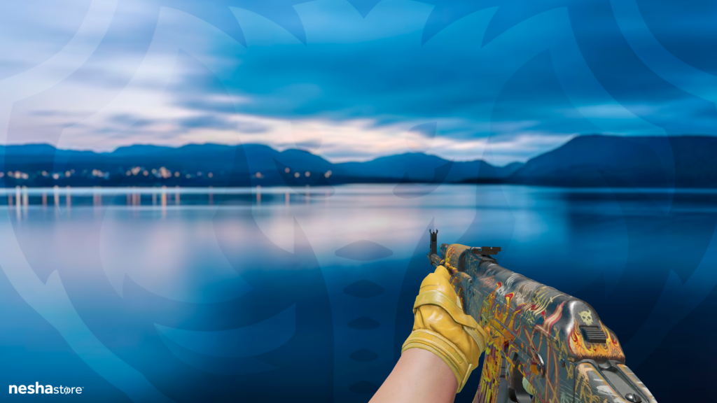 AK-47 Fúria Ardente + Luvas de Motociclismo Transporte