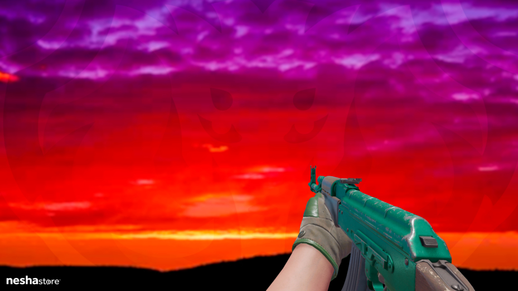 AK-47 Gualtéria + Luvas de Motorista Piloto Verde