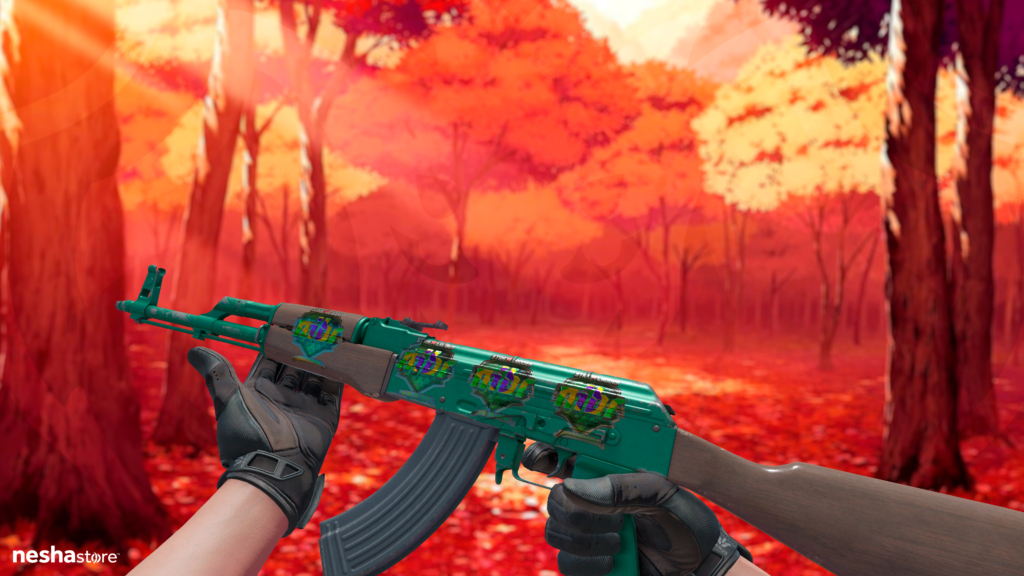 AK-47 Gualtéria + Adesivo MIBR Brilhante Berlim 2019