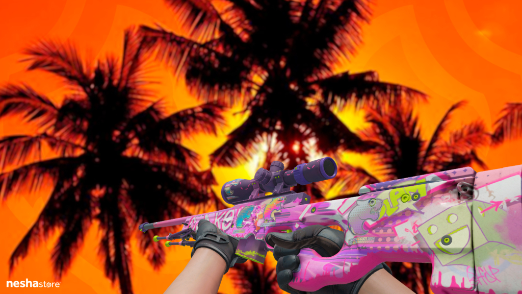 AWP Crakow + Adesivo FURIA Holográfico Copenhague 2024