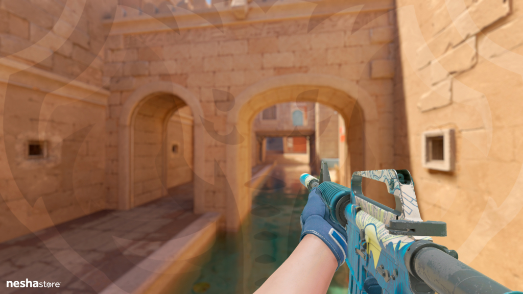 M4A1-S Solitude com Luvas de Especialista Agente de Campo