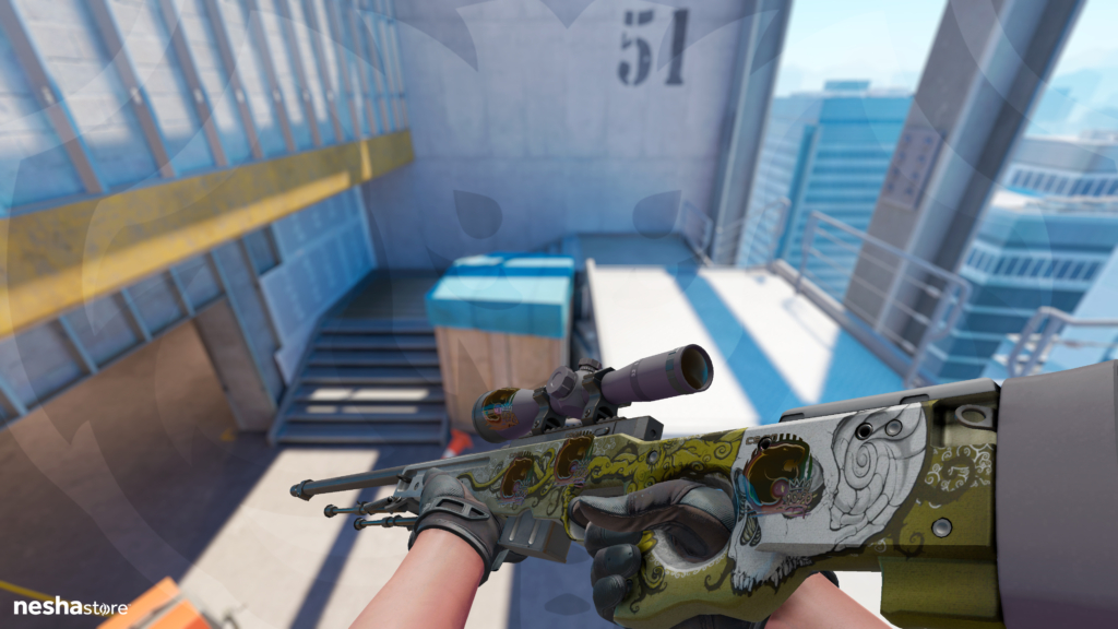 AWP Deus Minhoca com Adesivo FURIA Brilhante CRM 2020