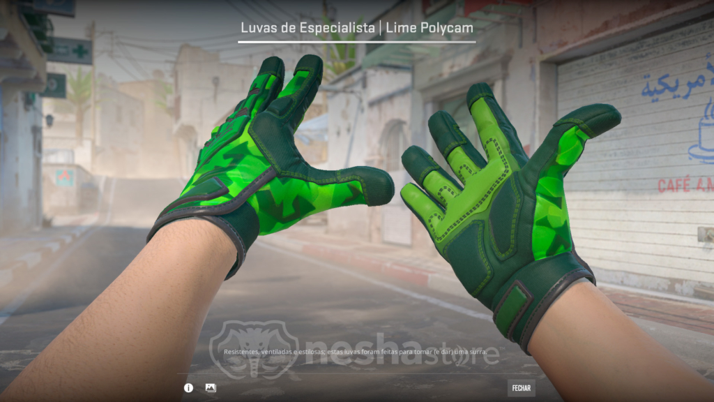 Specialist Gloves | Lime Polycam