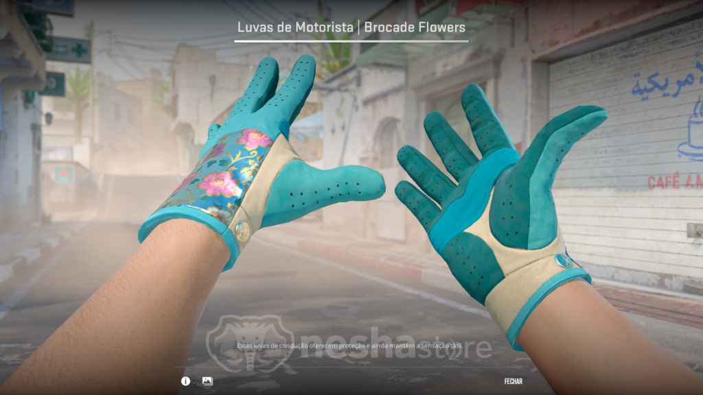 Driver Gloves | Brocade Flowers