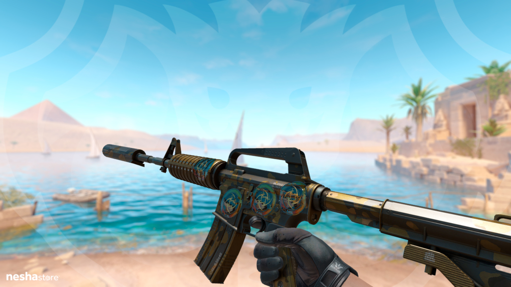 M4A1-S Enlameada com Adesivo Ninjas in Pyjamas Brilhante Katowice 2019